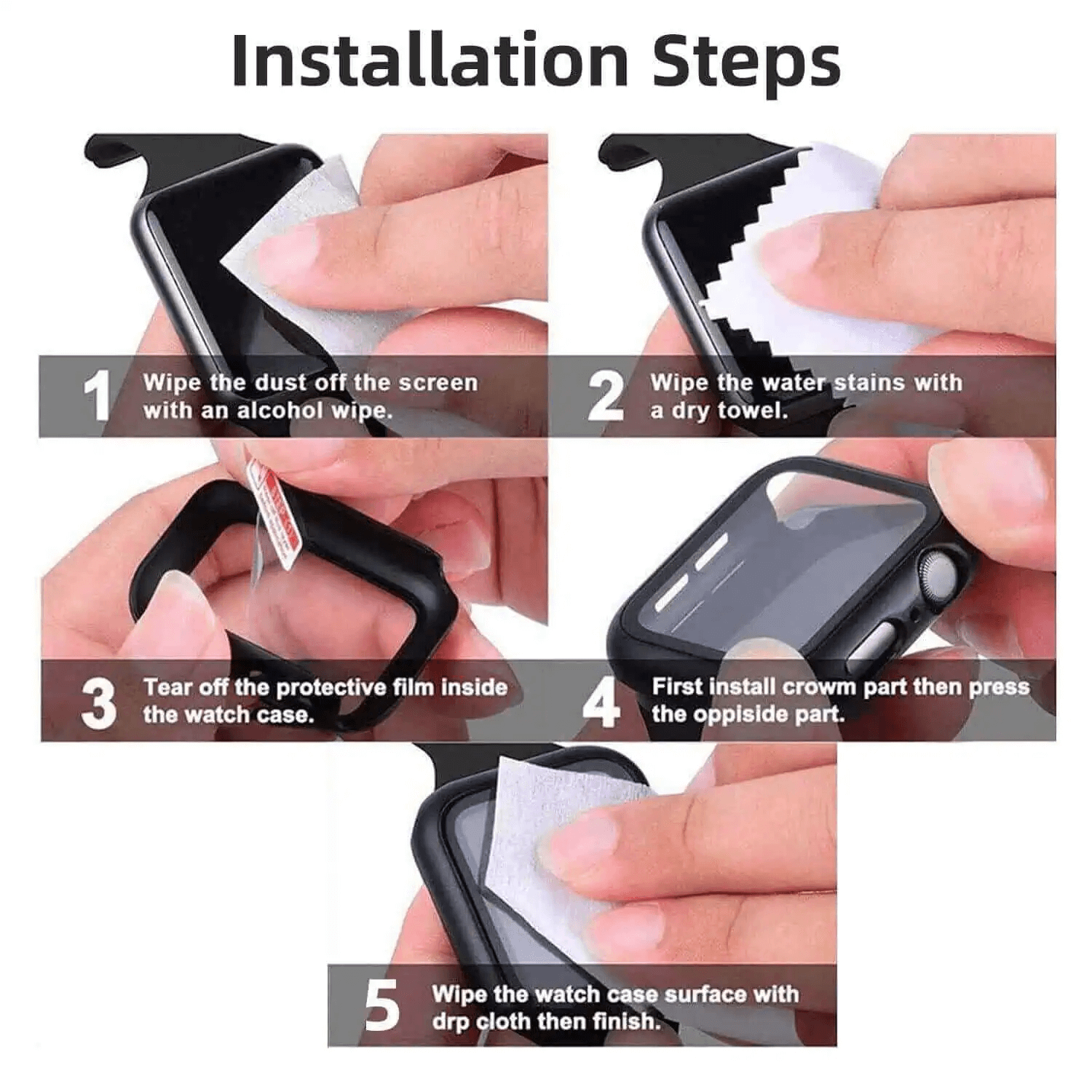 For Apple Watch 10 42MM 46MM Hard Case iWatch Gel Case With Built-In Screen Protector For Apple Watch 10 42MM 46MM Hard Case iWatch Gel Case With Built-In Screen Protector